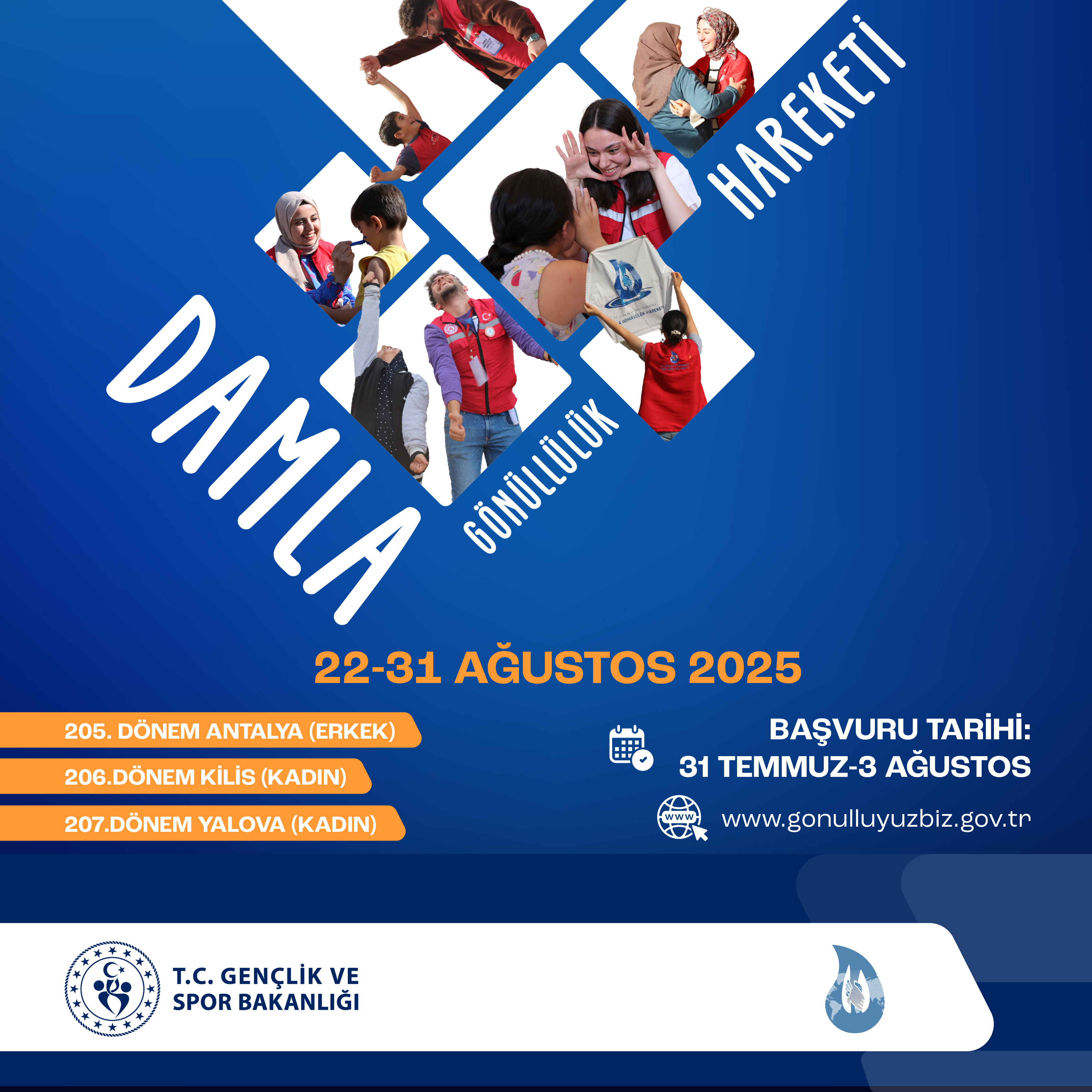 207. Dönem Damla Gönüllülük Hareketi Yalova – Kadın