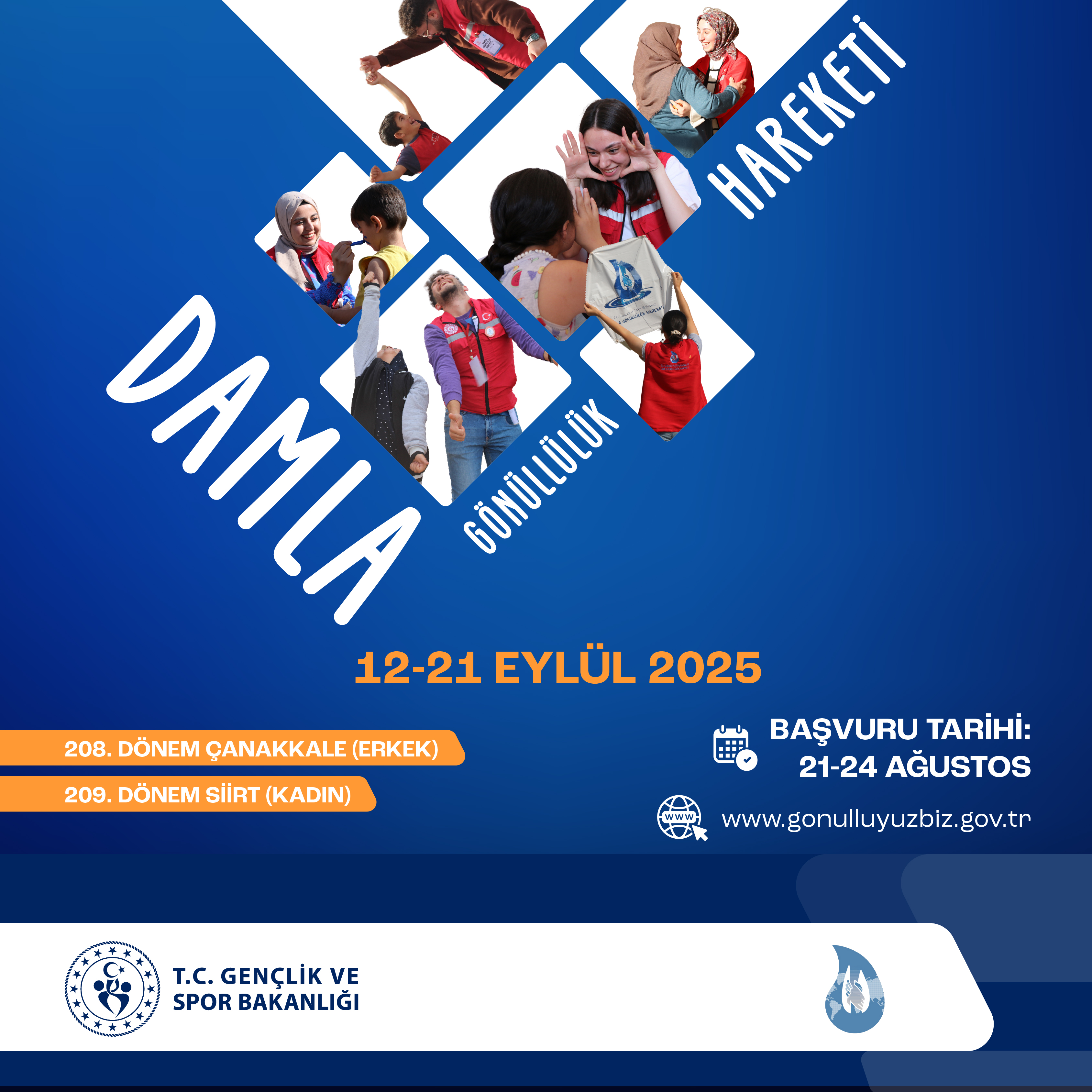 209. Dönem Damla Gönüllülük Hareketi Siirt – Kadın